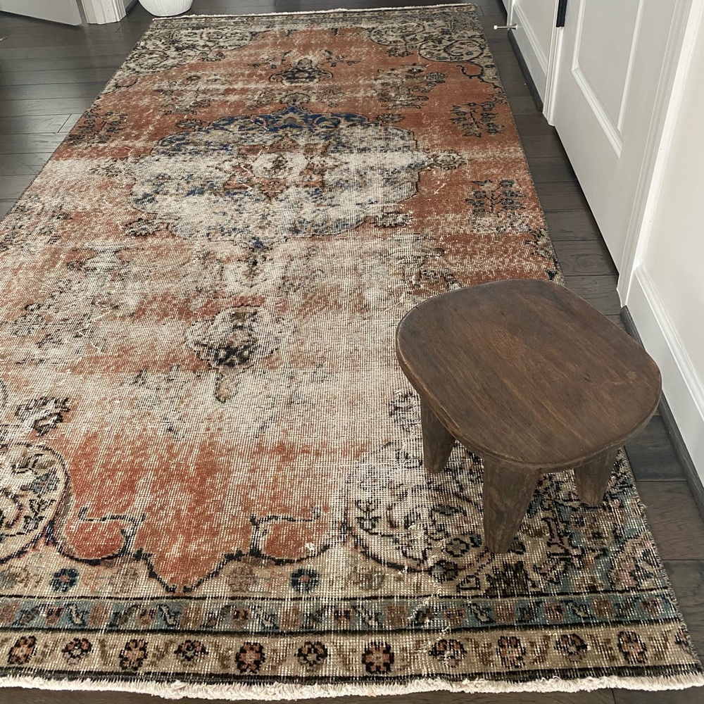 Large Vintage Turkish Rug